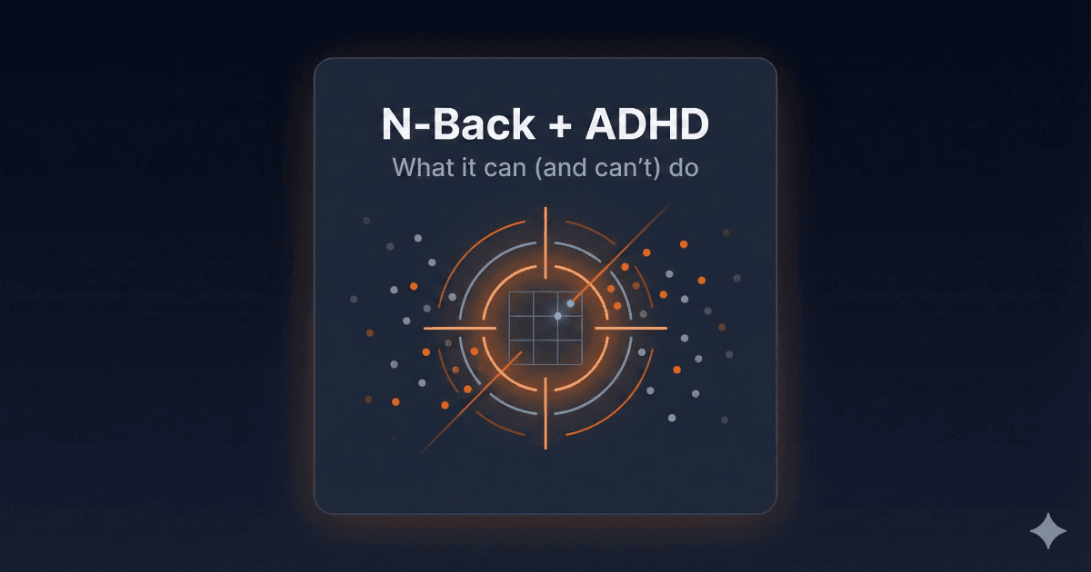 N-Back and ADHD: What Research Suggests (and What It Doesn't)