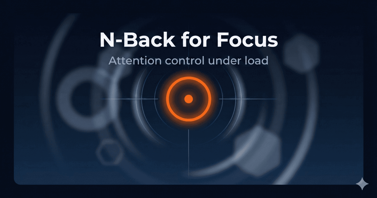 Can N-Back Improve Focus? The Skill It Actually Trains
