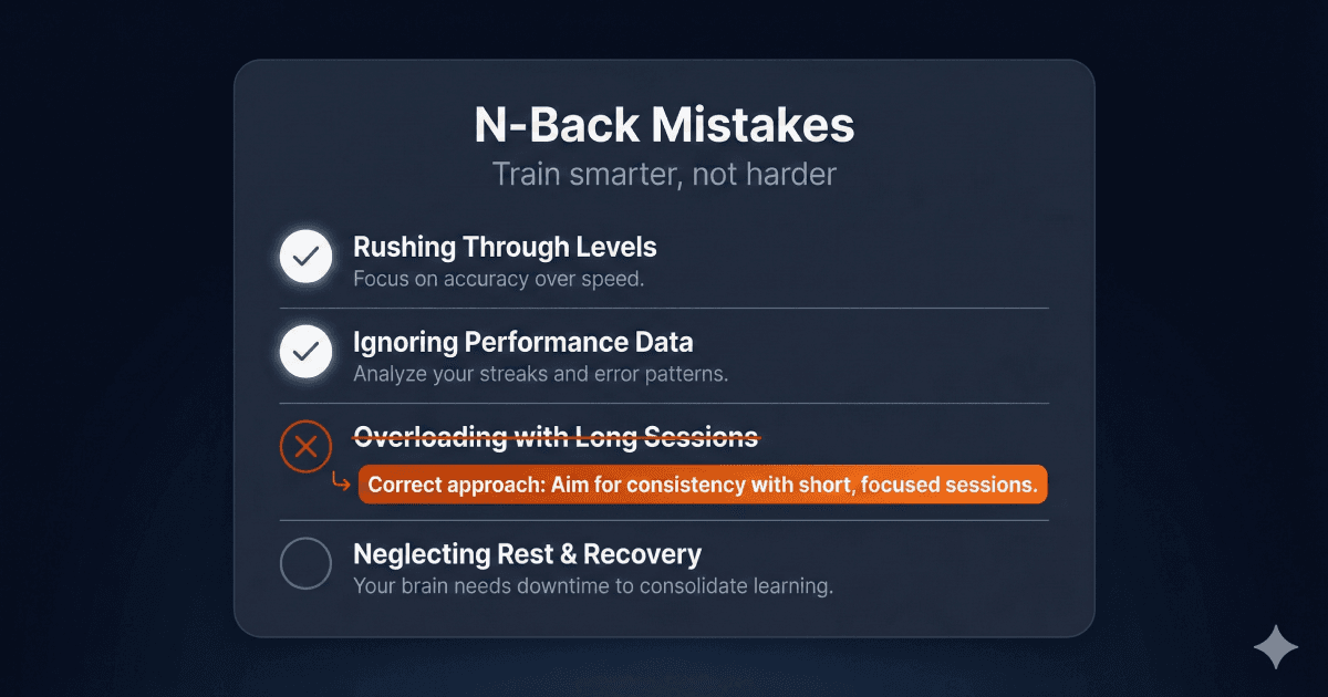 N-Back Training Mistakes That Kill Results (And How to Fix Them)